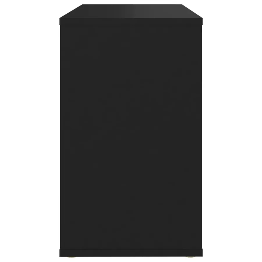 Armoire latérale Noir 60x30x50 cm Bois d’ingénierie - 5