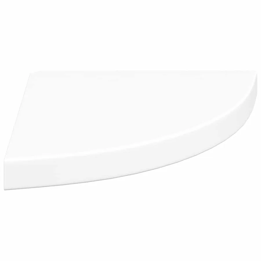 Étagères d'angle flottantes 4 pcs blanc 35x35x3,8 cm MDF - 7