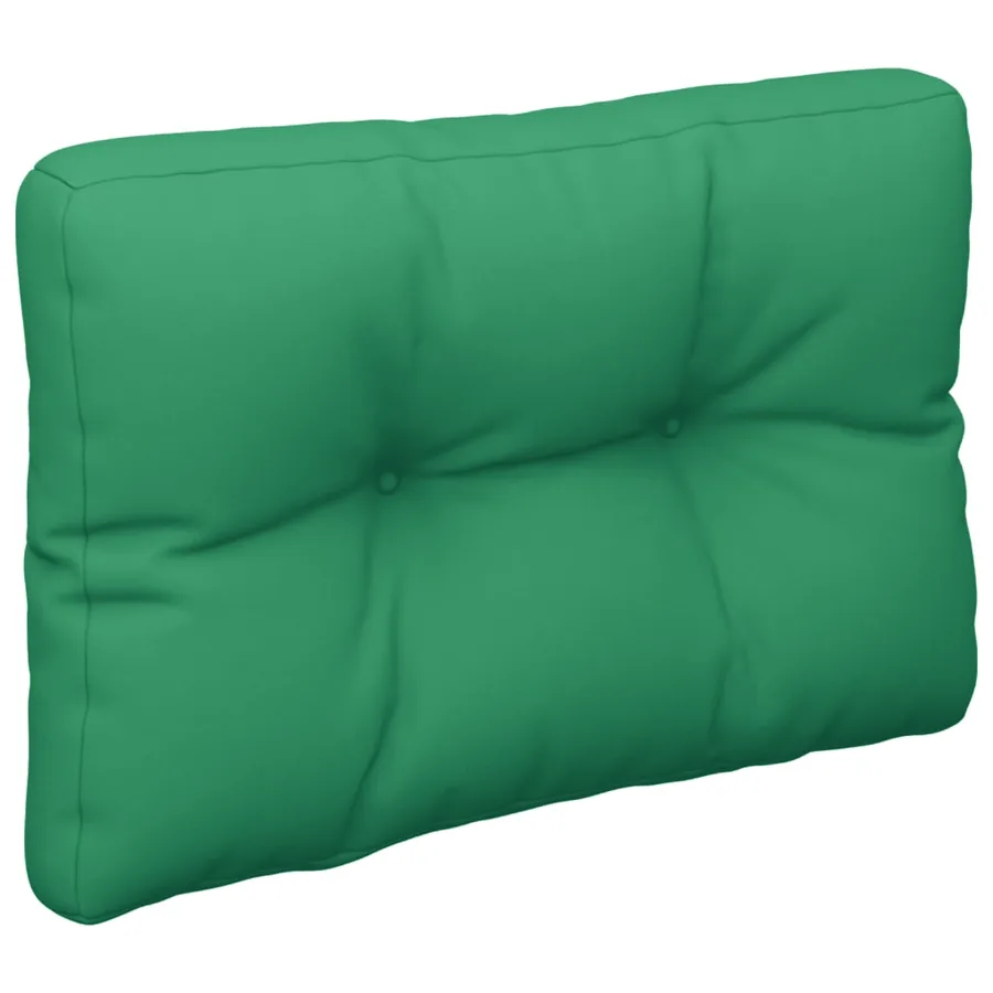 Coussins de palette lot de 2 vert tissu - 5