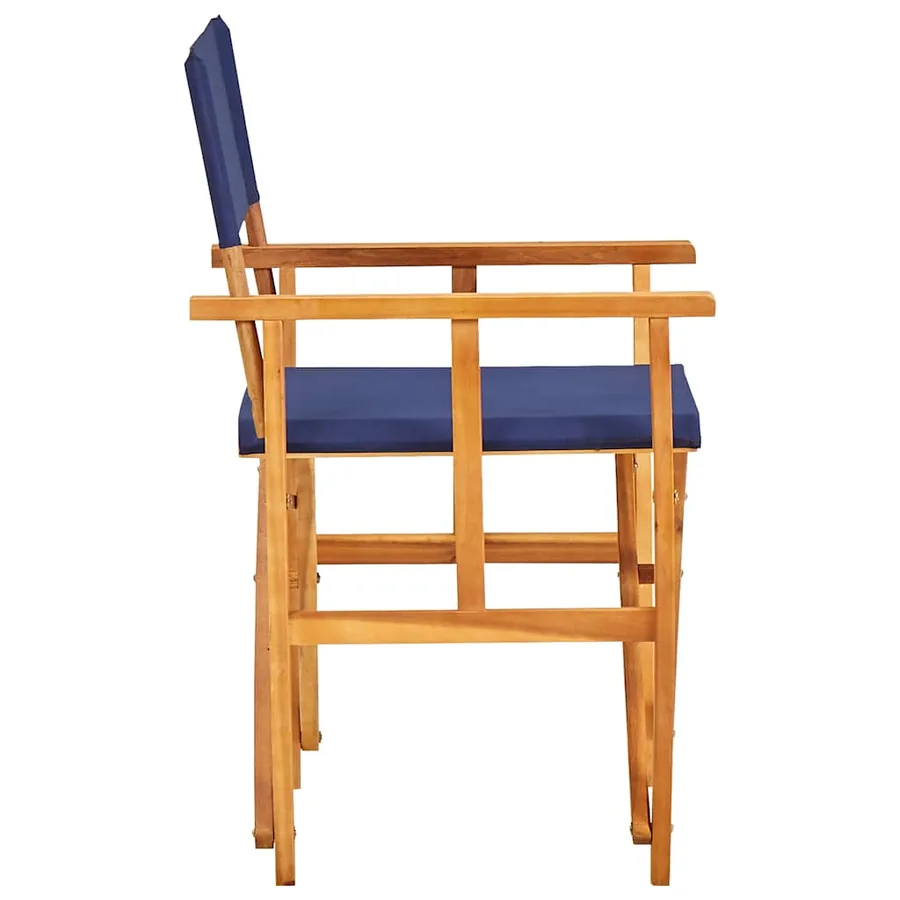 Chaises de metteur en scène lot de 2 Bois massif d'acacia bleu - 4