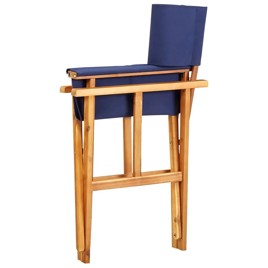 Chaises de metteur en scène lot de 2 Bois massif d'acacia bleu - 6