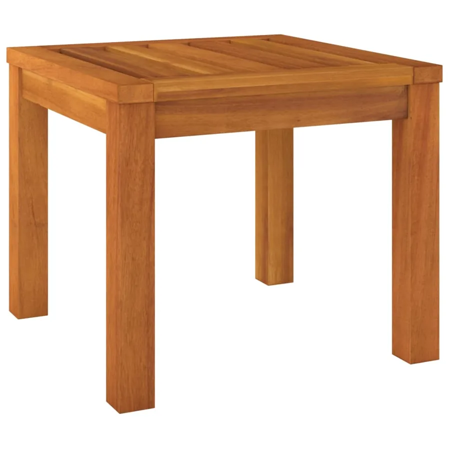 Tabourets de jardin et coussins lot de 2 Acacia solide - 4
