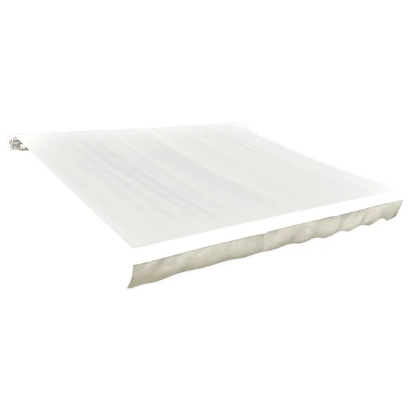 Tissu de remplacement pour auvent couleur crème 4,5x3 m polyester