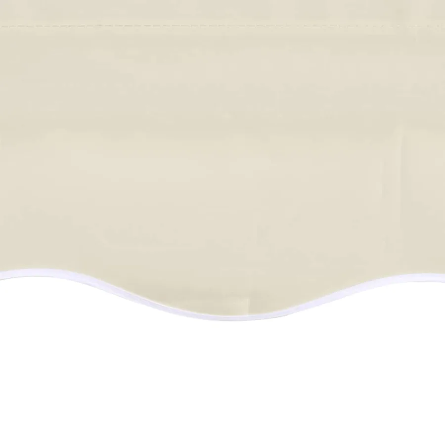 Tissu de remplacement pour auvent couleur crème 4,5x3 m polyester - 4