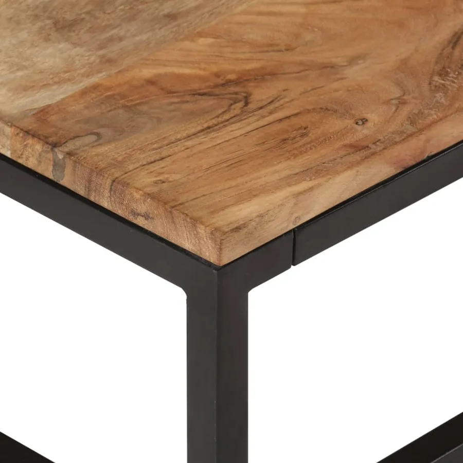 Tables basses gigognes 2 pcs Bois d'acacia massif - 4