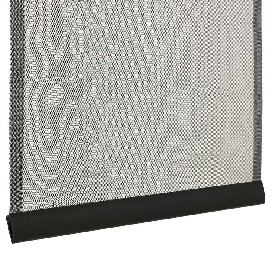 Moustiquaire de porte rideau en maille 5 pcs Noir 120x240 cm - 5
