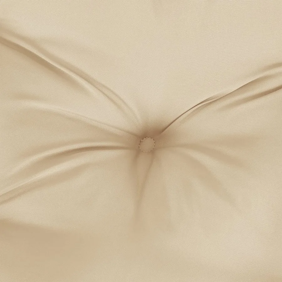 Coussins de palette lot de 2 beige tissu - 6