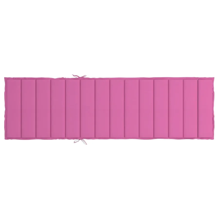 Coussin de chaise longue rose tissu oxford - 5