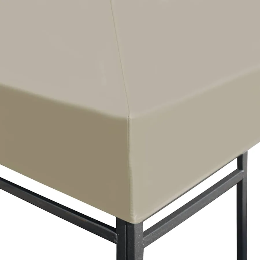 Couverture de toit de belvédère 310 g / m² 3x3 m Beige - 3