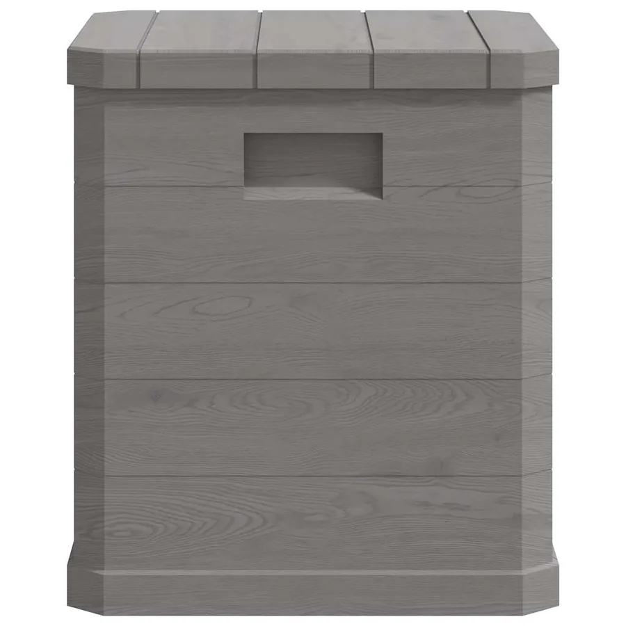 Boîte de rangement de jardin 90 L Marron - 5