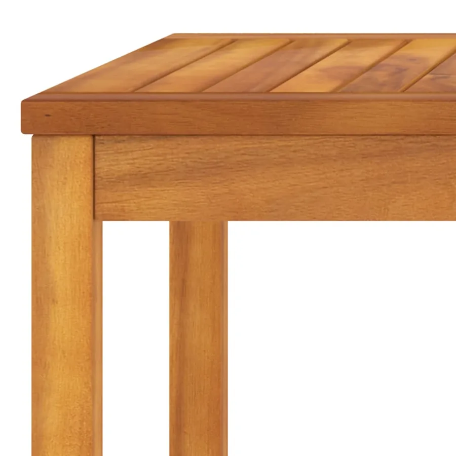 Salon de jardin 6 pcs avec coussin Bois d'acacia solide - 10