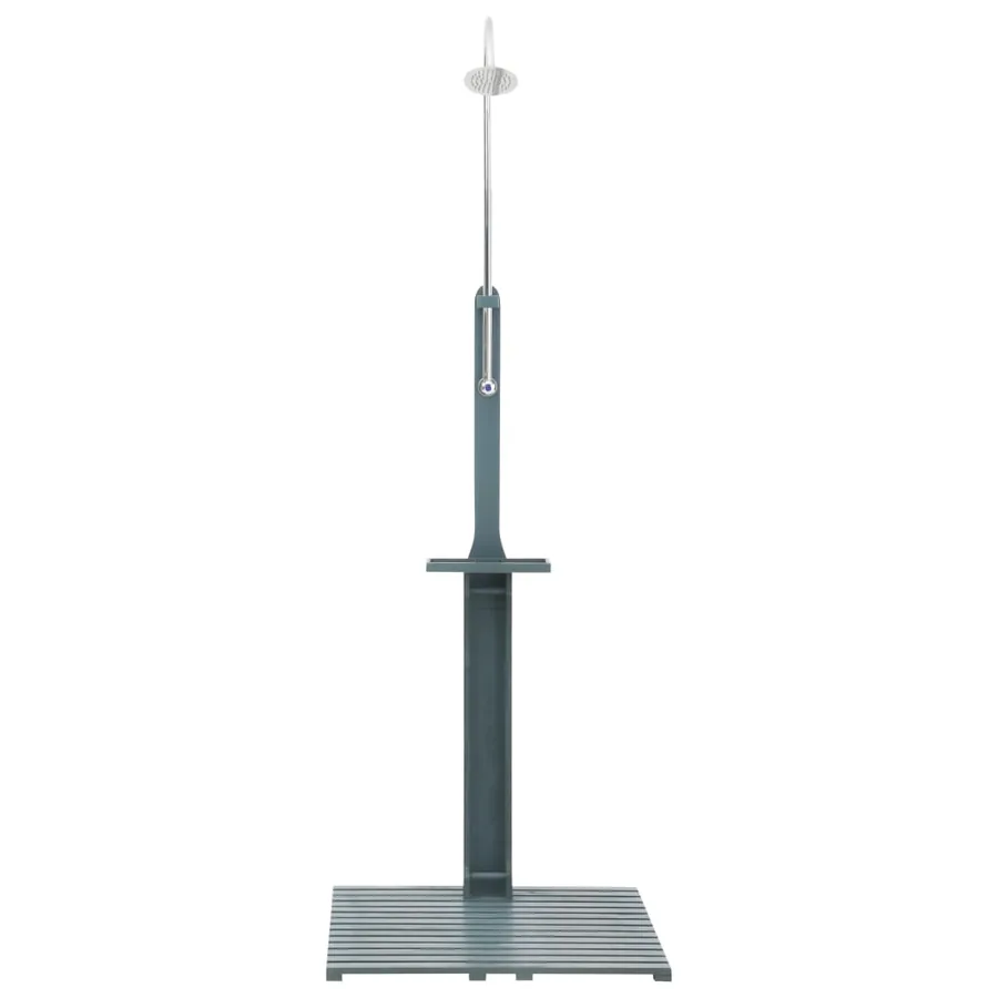 Douche de jardin Anthracite Bois - 2