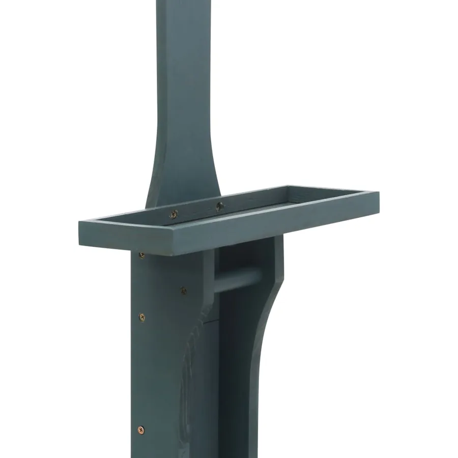 Douche de jardin Anthracite Bois - 6