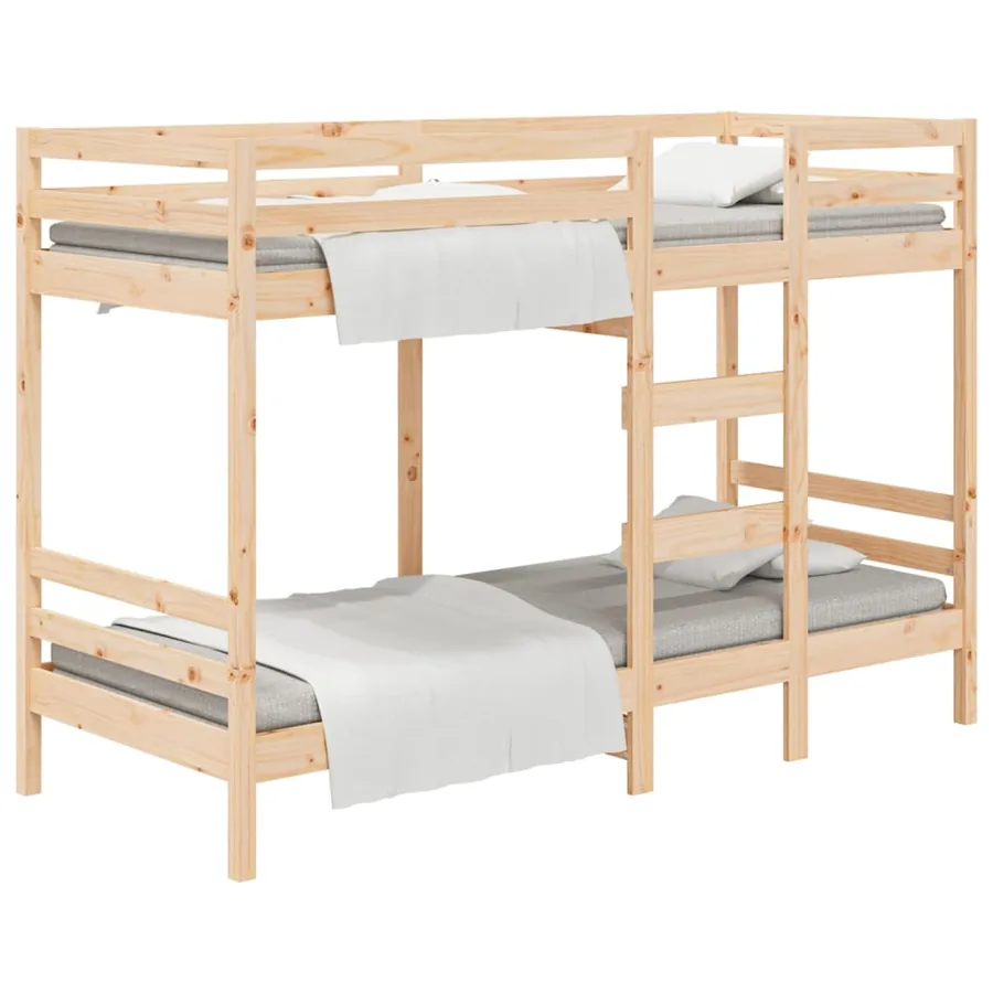 Lit superposé sans matelas 75x190 cm bois de pin massif - 2