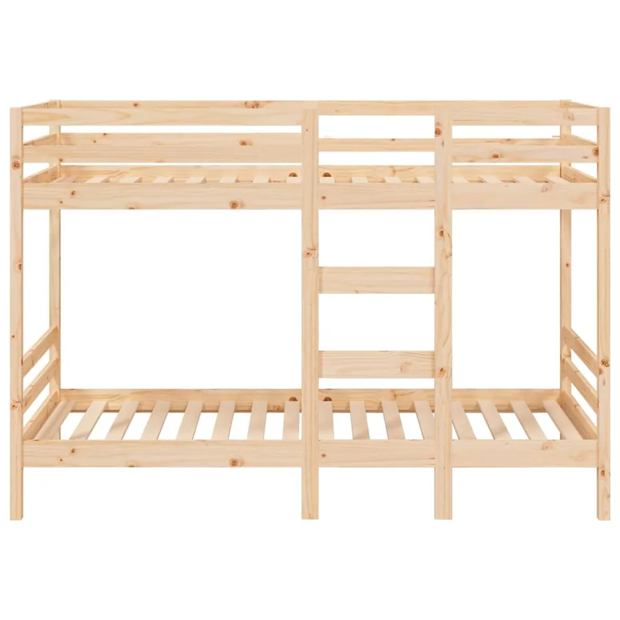 Lit superposé sans matelas 75x190 cm bois de pin massif - 5
