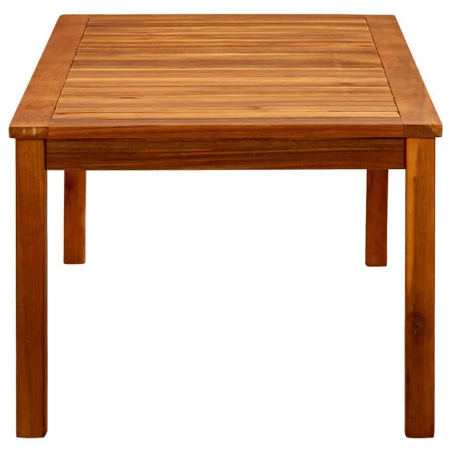 Table basse de jardin 110x60x45 cm Bois solide d'acacia - 3