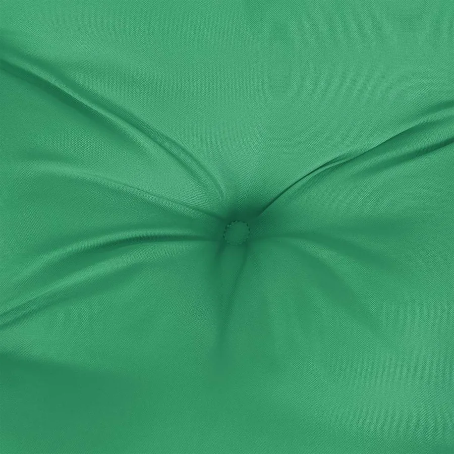 Coussin de banc de jardin vert 150x(50+50)x7 cm tissu oxford - 7