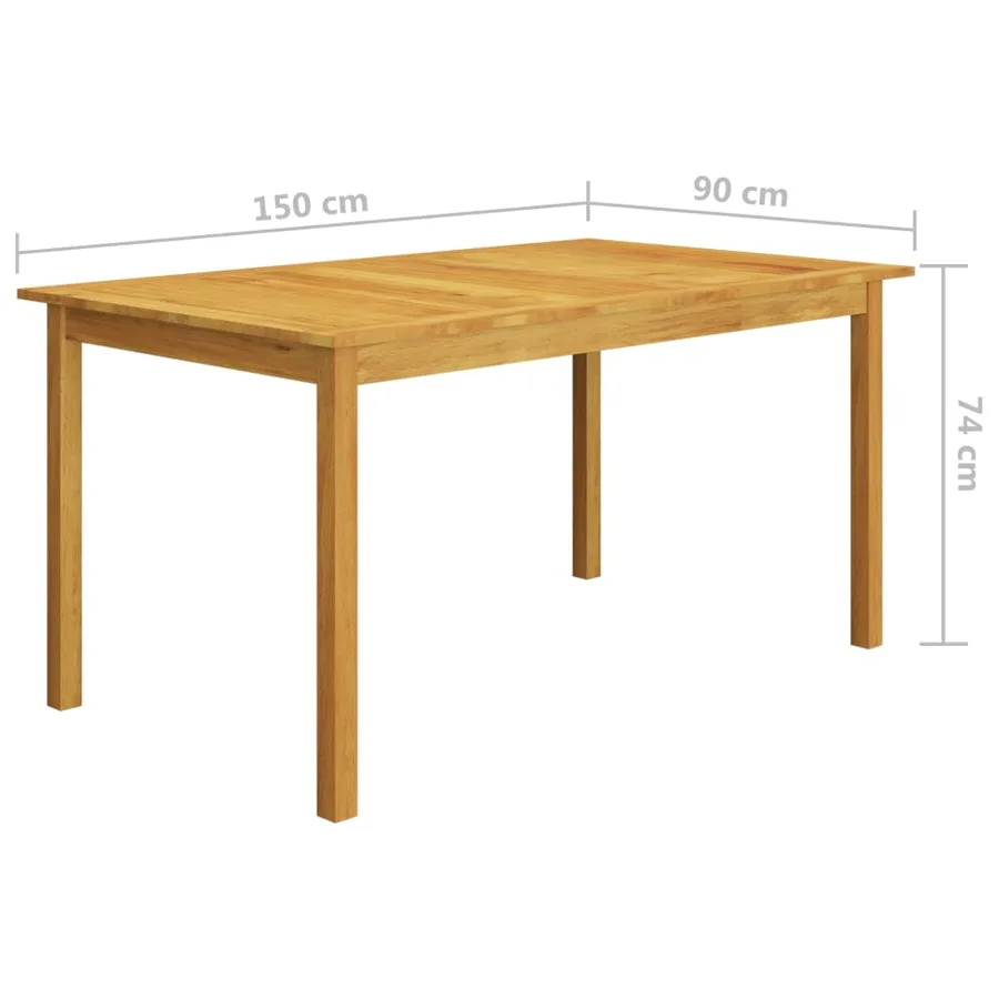 Ensemble à manger de jardin 5 pcs Gris - 12