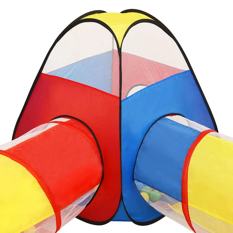 Tente de jeu pour enfants Multicolore 190x264x90 cm - 7