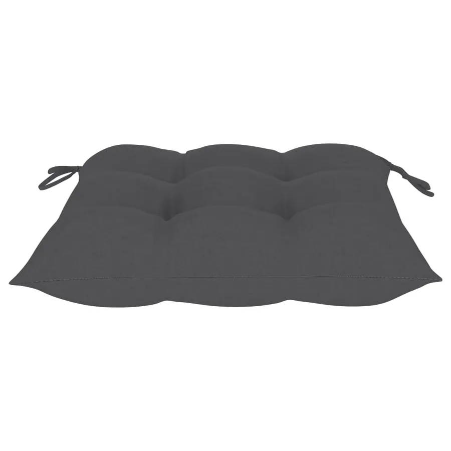 Chaises pliables de jardin lot de 6 avec coussins Bois d'acacia - 11