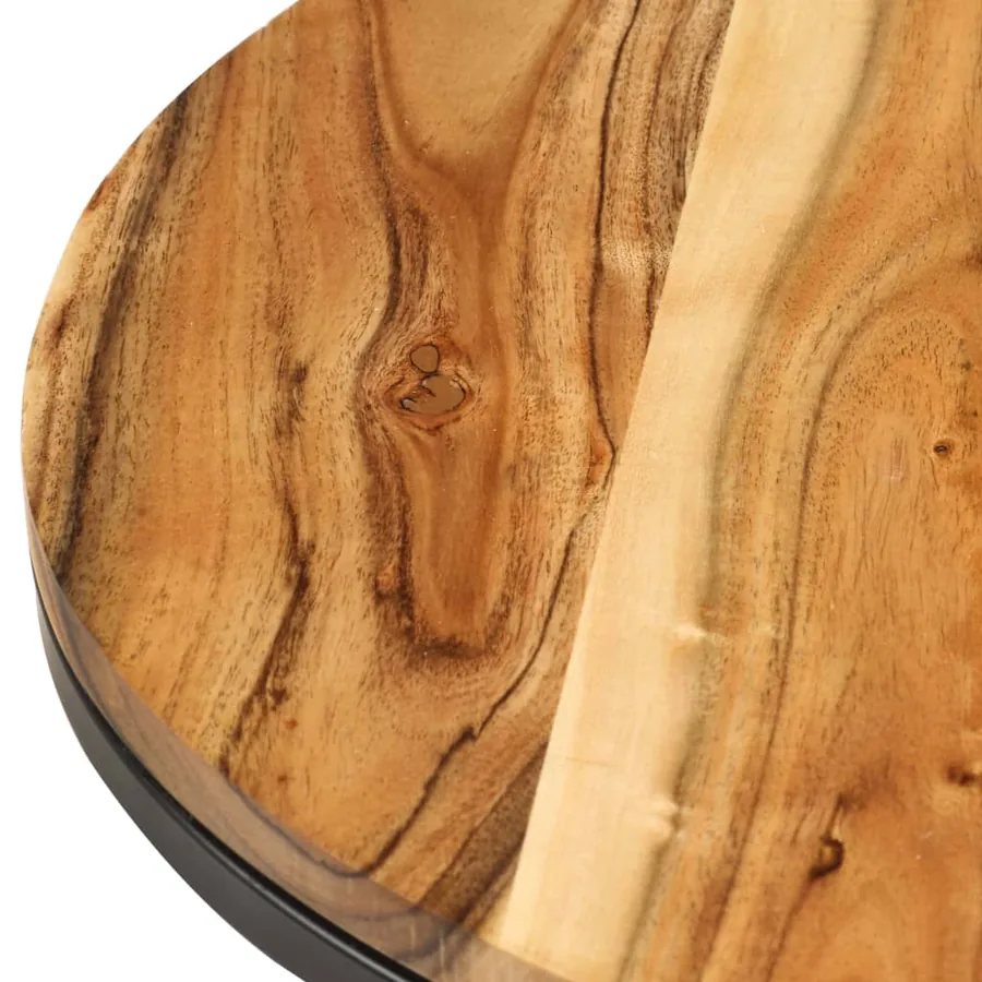 Tables gigognes 2 pcs Bois d'acacia massif - 4