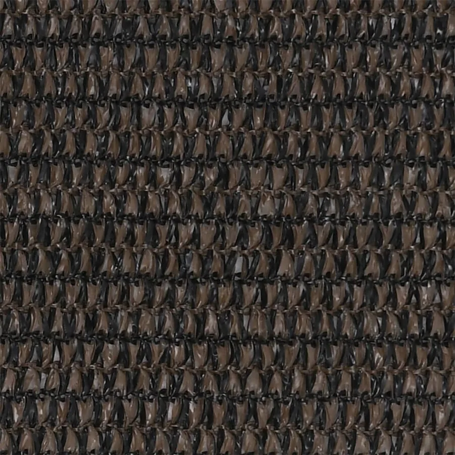Écran de balcon Marron 90x400 cm PEHD - 2