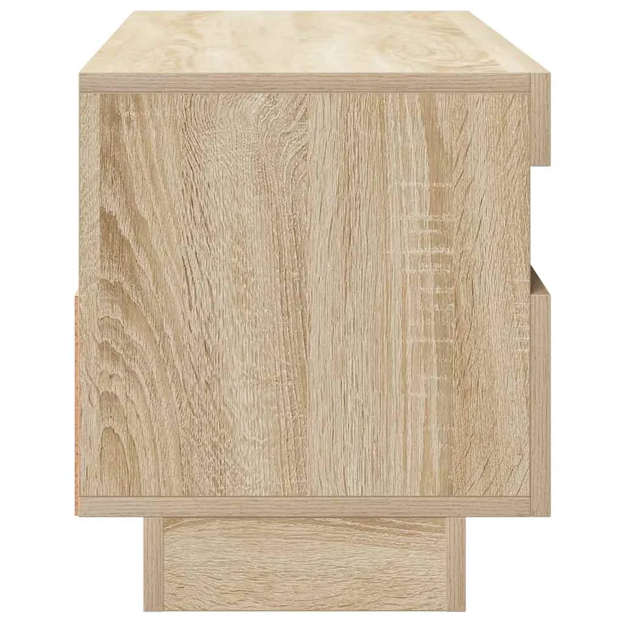 Meuble TV avec lumières LED chêne sonoma 100x35x40 cm - 10