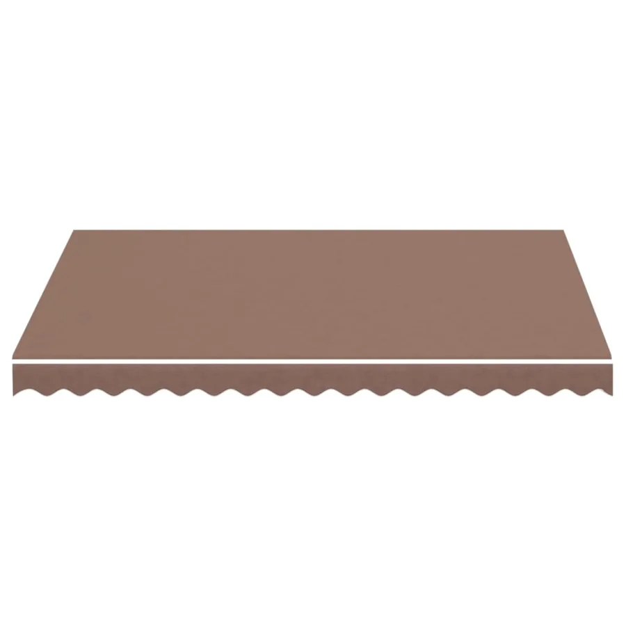 Tissu de remplacement pour auvent marron 3x2,5 m polyester - 3