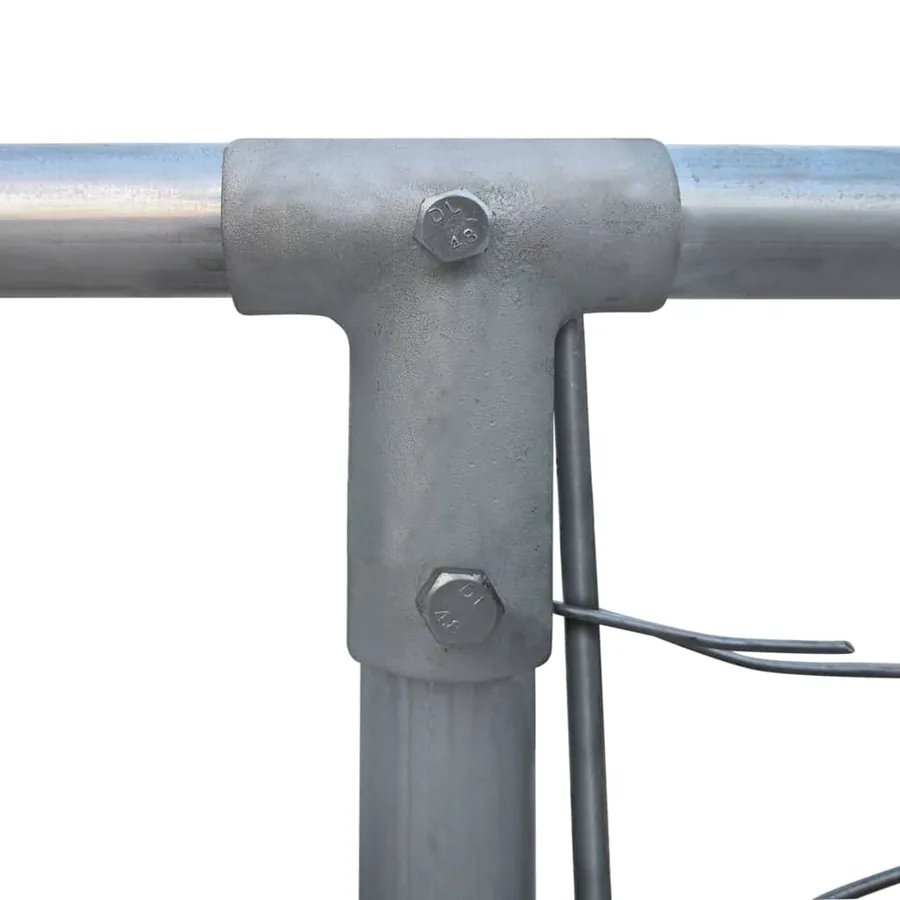 Chenil extérieur pour chiens Acier galvanisé 2x2x1 m - 3