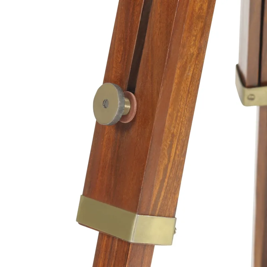 Lampadaire à trépied bois de manguier massif 165 cm - 11