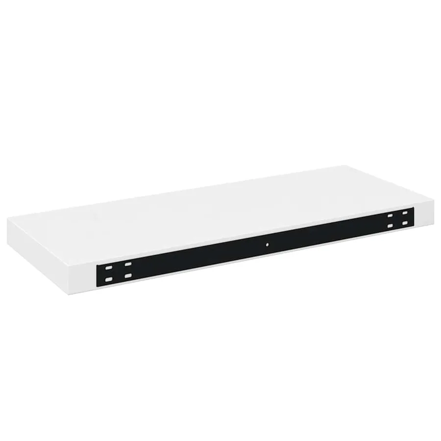 Étagère murale flottante 4 pcs Blanc brillant 60x23,5x3,8cm MDF - 9