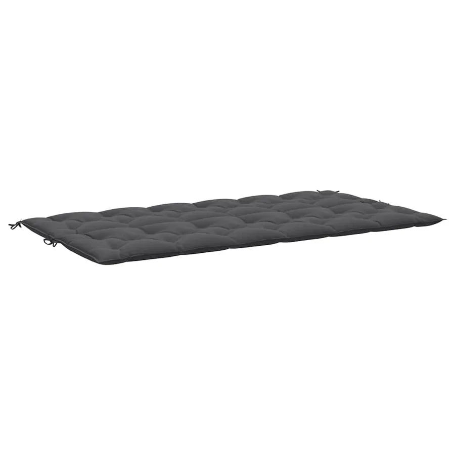 Coussin de banc de jardin anthracite tissu oxford - 4