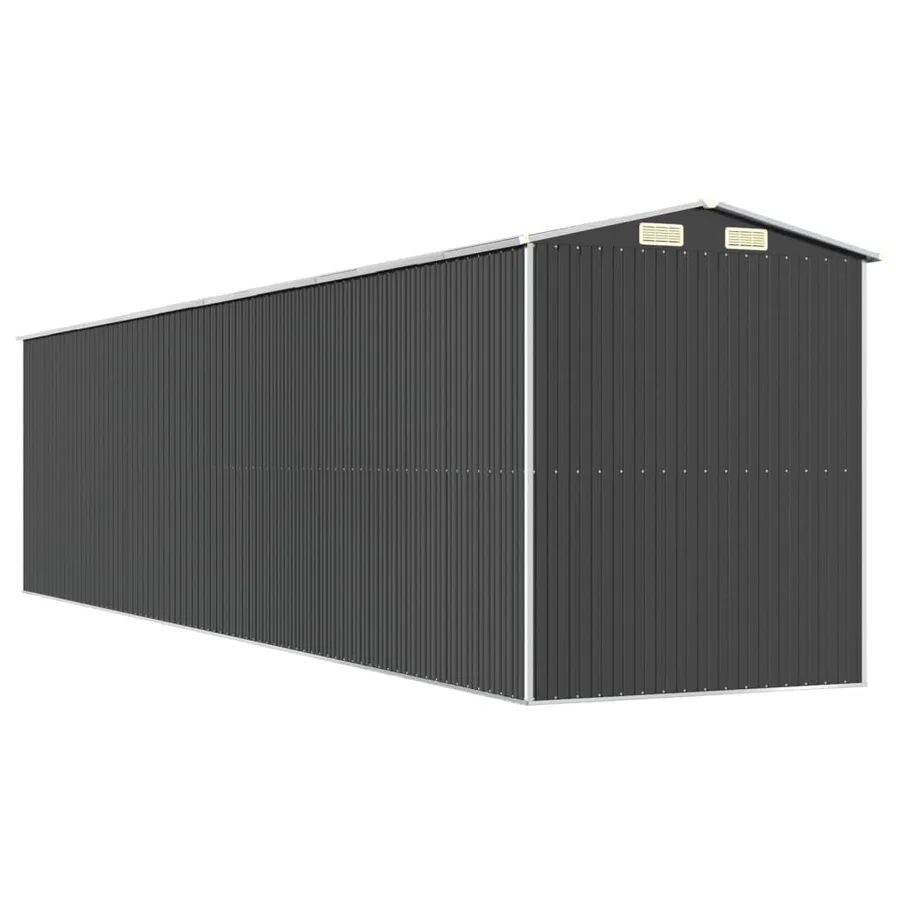 Abri de jardin Anthracite 192x855x223 cm Métal galvanisé - 6