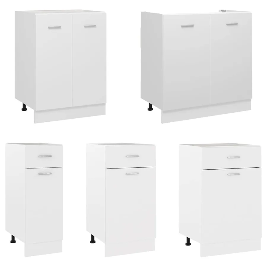 Armoire à tiroirs "Lyon" Blanc 50 x 46 x 81,5 cm Bois d'ingénierie - 5