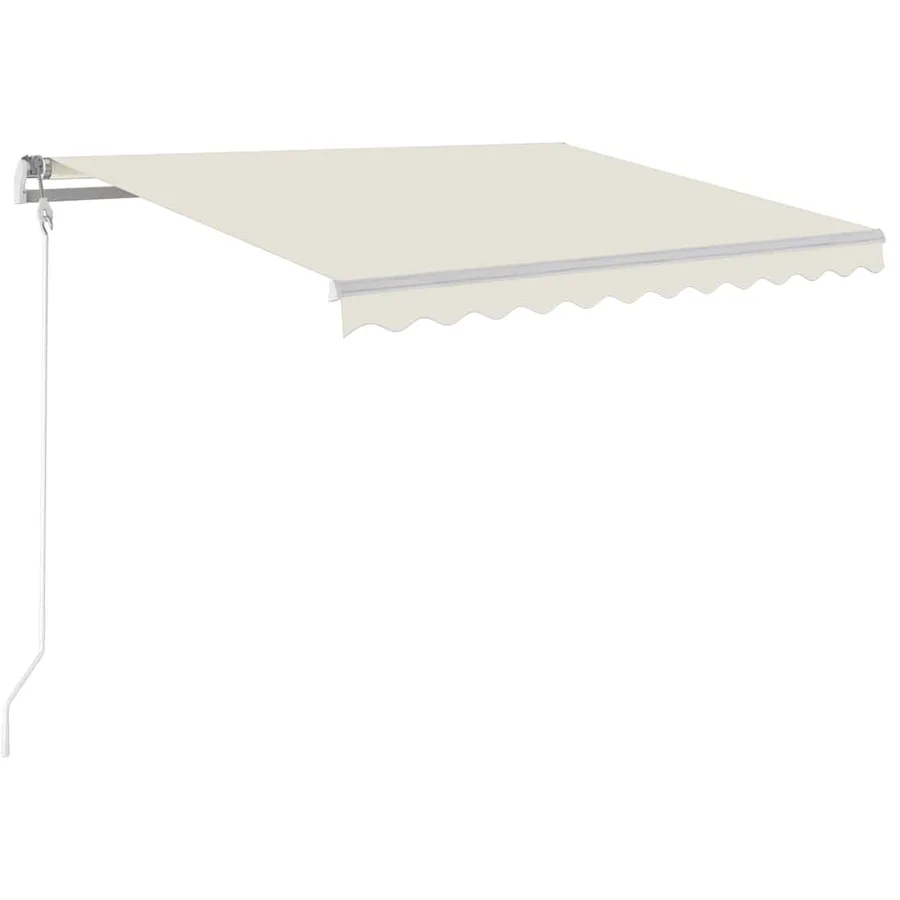 Auvent rétractable automatique 300x250 cm Crème - 2
