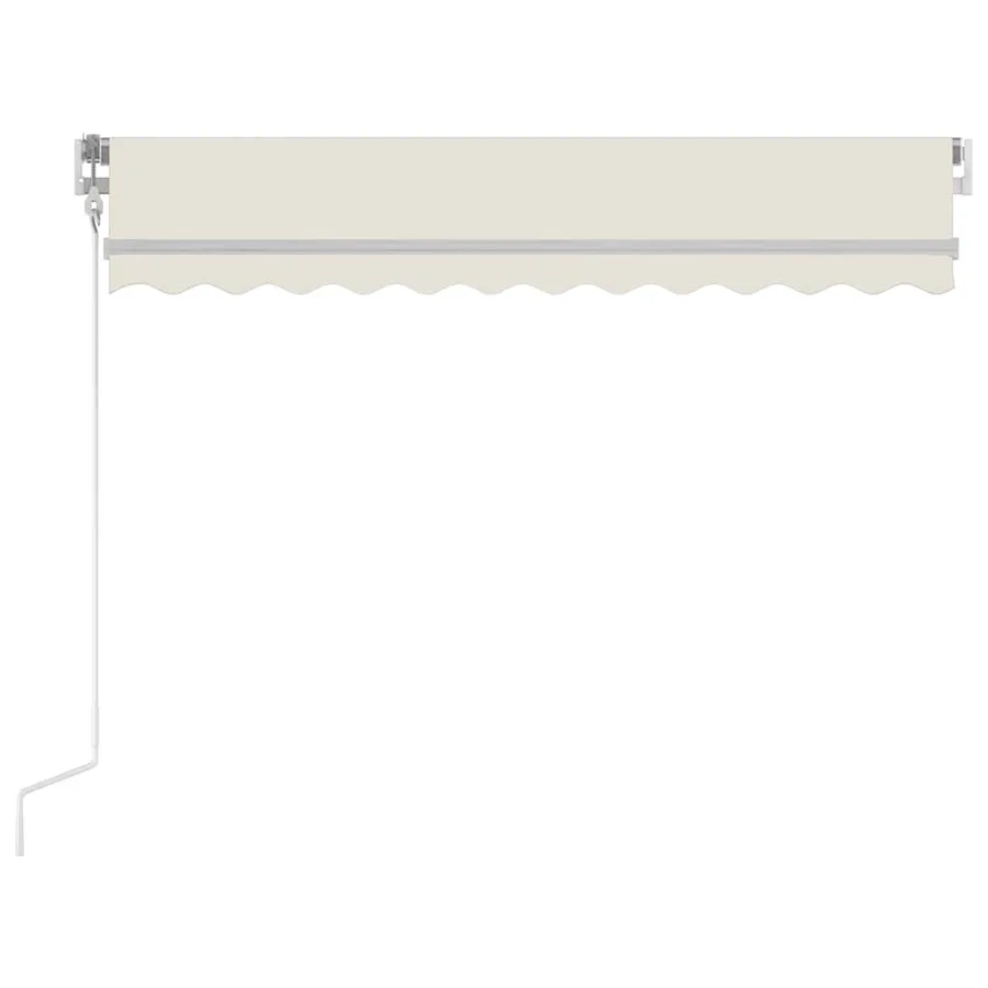 Auvent rétractable automatique 300x250 cm Crème - 4