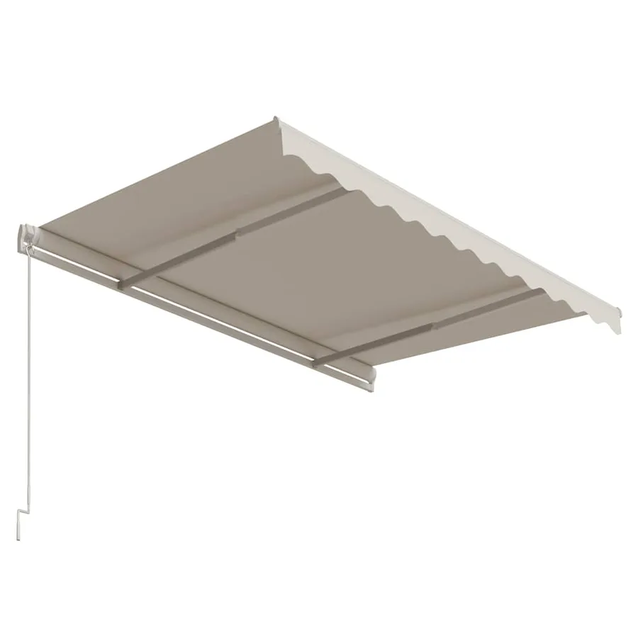 Auvent rétractable automatique 300x250 cm Crème - 5