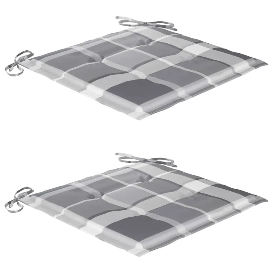 Ensemble à manger d'extérieur pliable avec coussin 3 pcs Teck - 7
