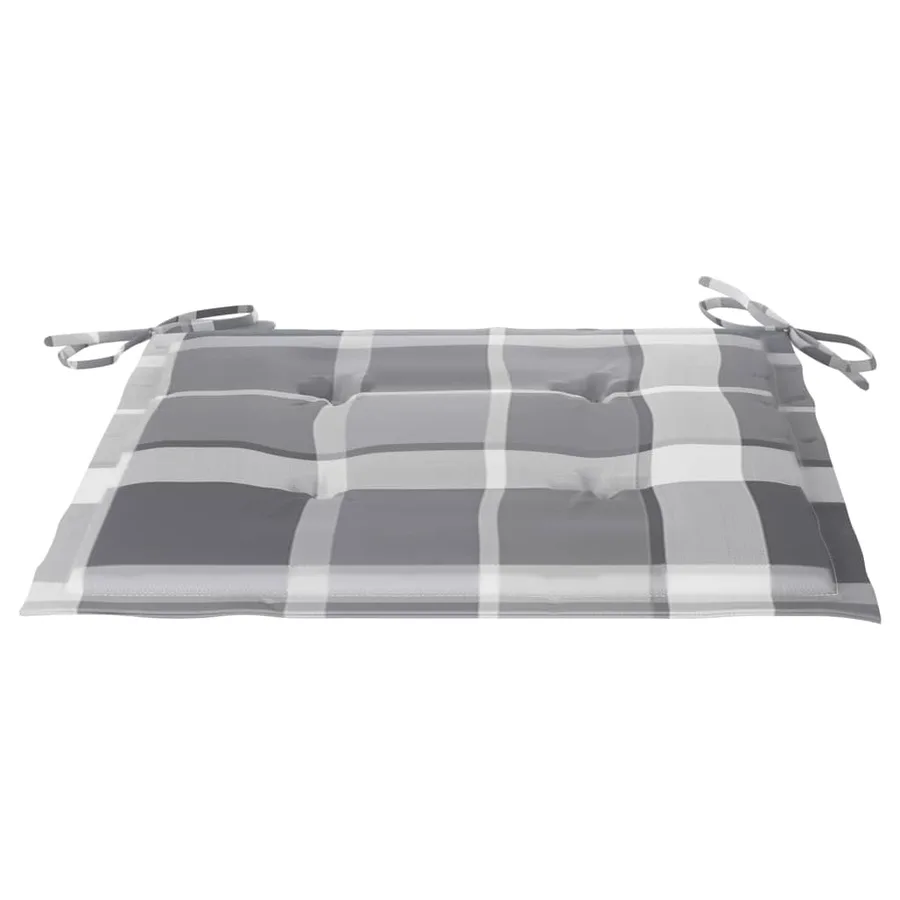 Ensemble à manger d'extérieur pliable avec coussin 3 pcs Teck - 9