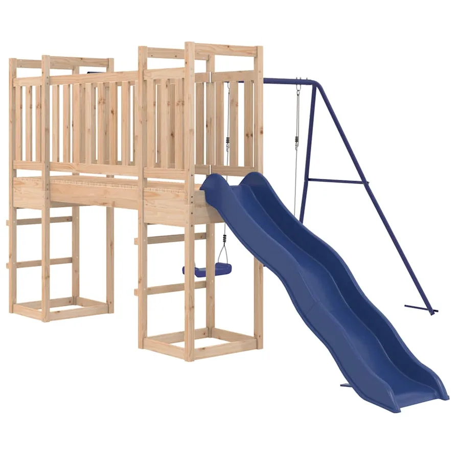 Aire de jeux d'extérieur bois de pin massif - 2