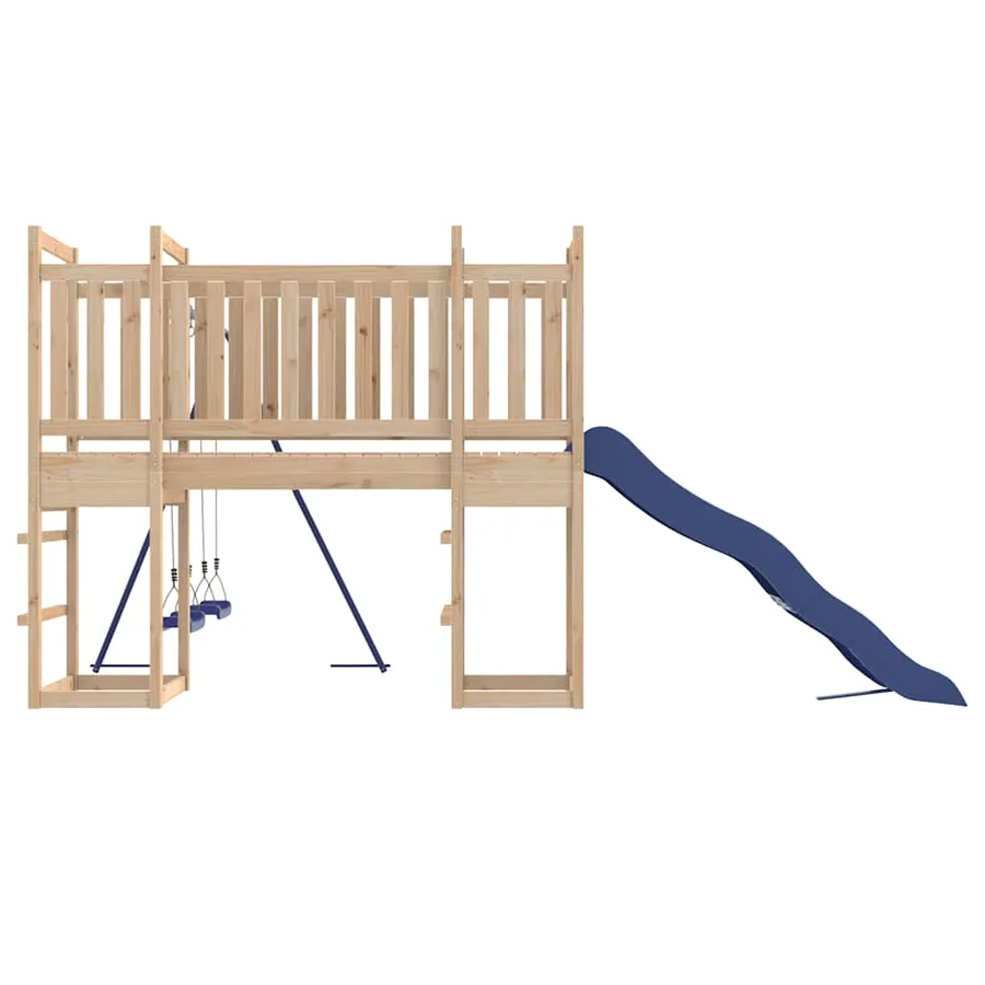 Aire de jeux d'extérieur bois de pin massif - 5