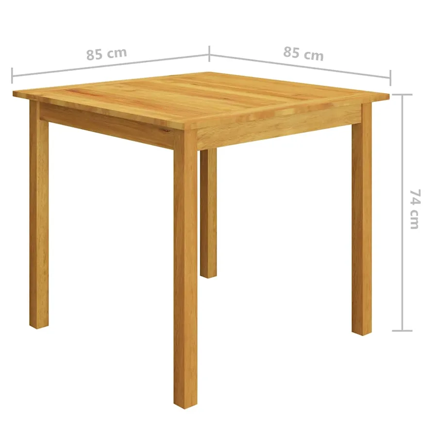 Ensemble à manger de jardin 5 pcs Noir - 11