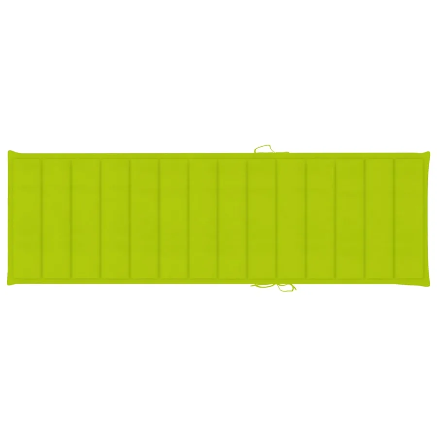 Chaises longues lot de 2 avec coussins Bois d'acacia solide - 13
