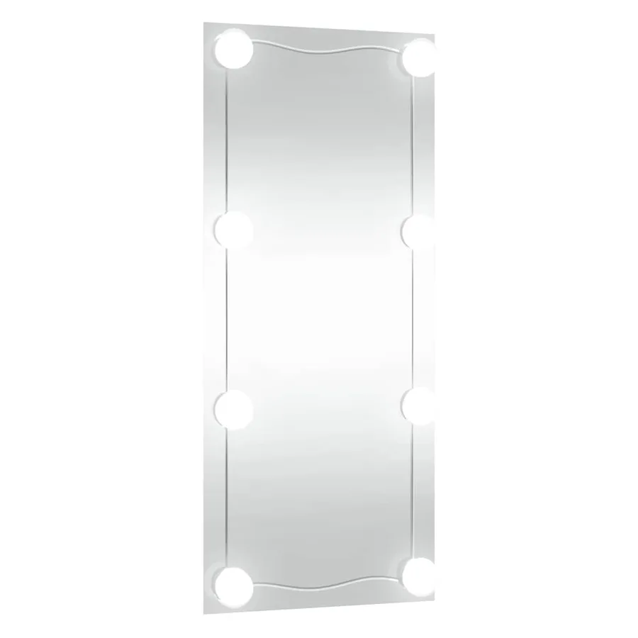 Miroir mural avec lumières LED 40x80 cm verre rectangulaire - 4