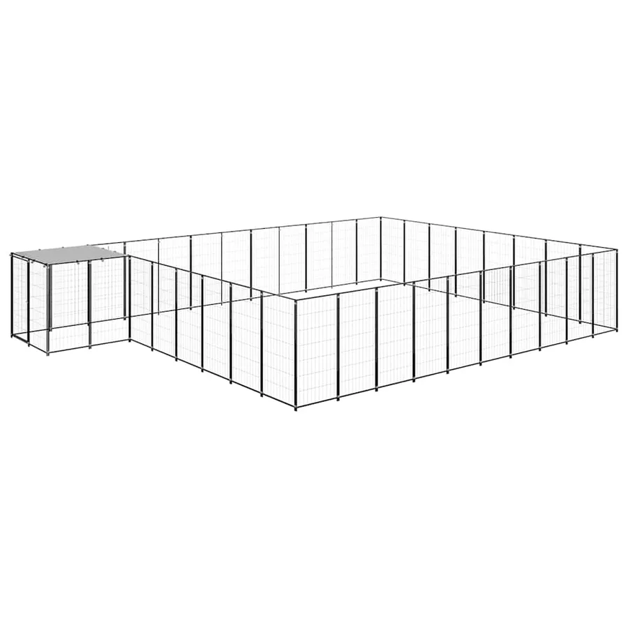 Chenil Noir 25,41 m² Acier - 2