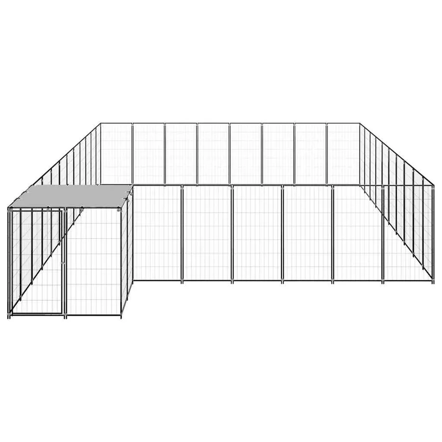 Chenil Noir 25,41 m² Acier - 3