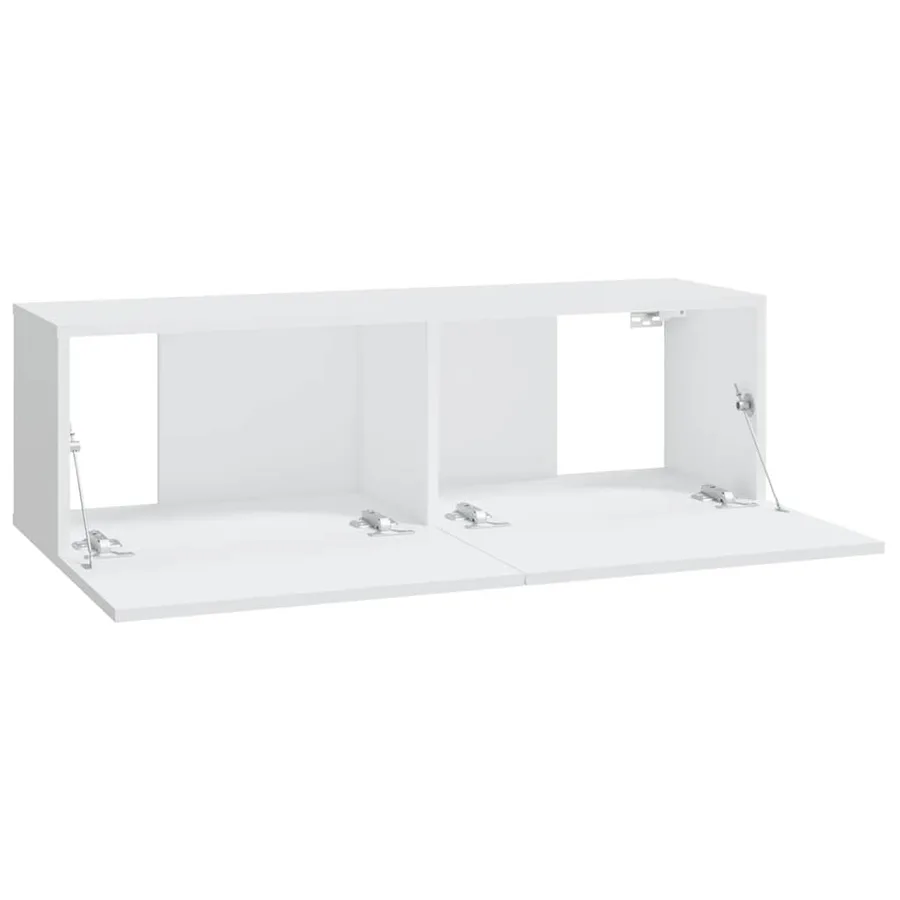 Ensemble de meubles TV 6 pcs Blanc Bois d'ingénierie - 5