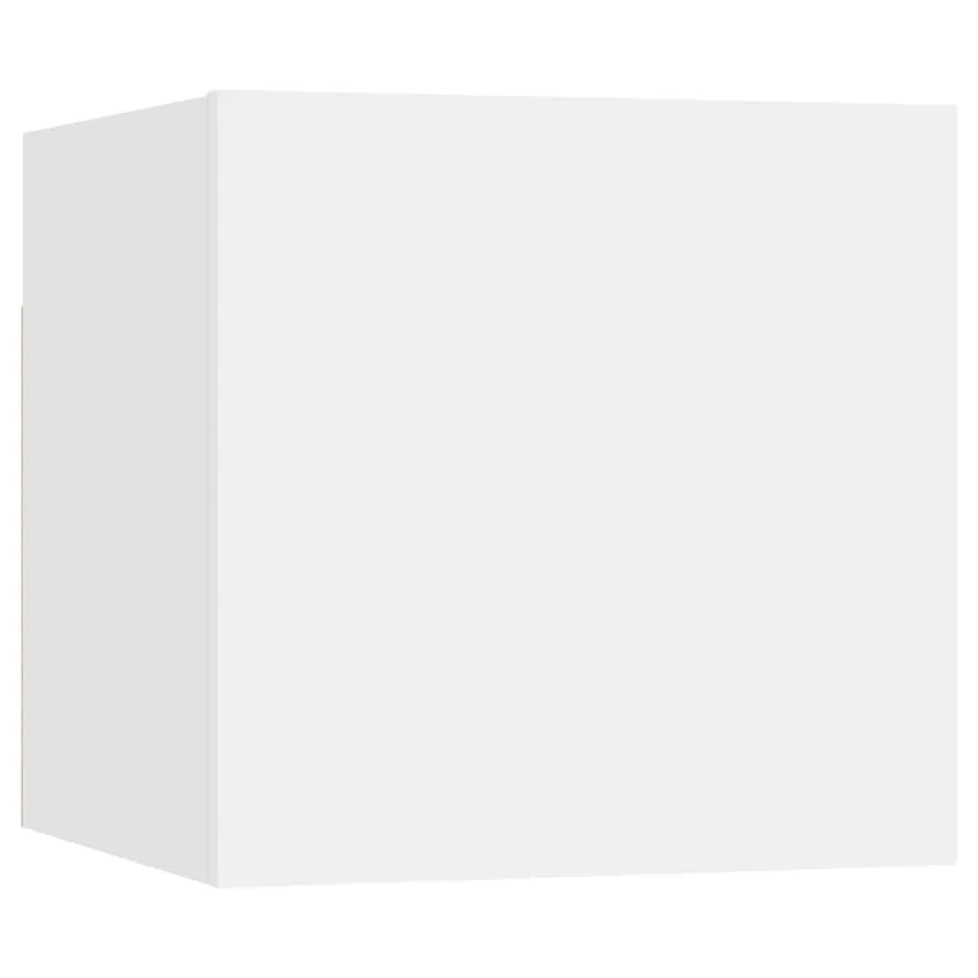 Ensemble de meubles TV 6 pcs Blanc Bois d'ingénierie - 6