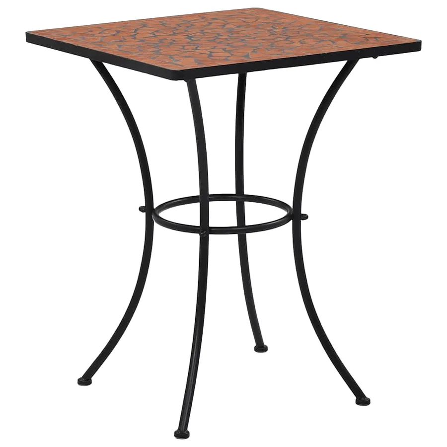 Ensemble de bistro 3 pcs mosaïque Carreau céramique Terre cuite - 2
