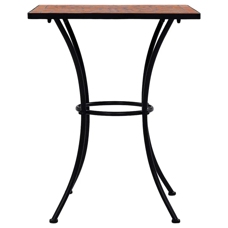 Ensemble de bistro 3 pcs mosaïque Carreau céramique Terre cuite - 4
